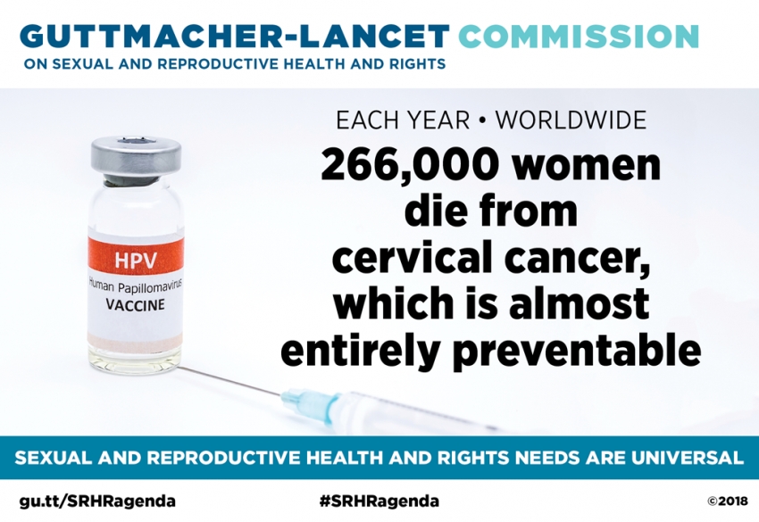 Cervical cancer graphic